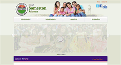 Desktop Screenshot of cityofsomerton.com
